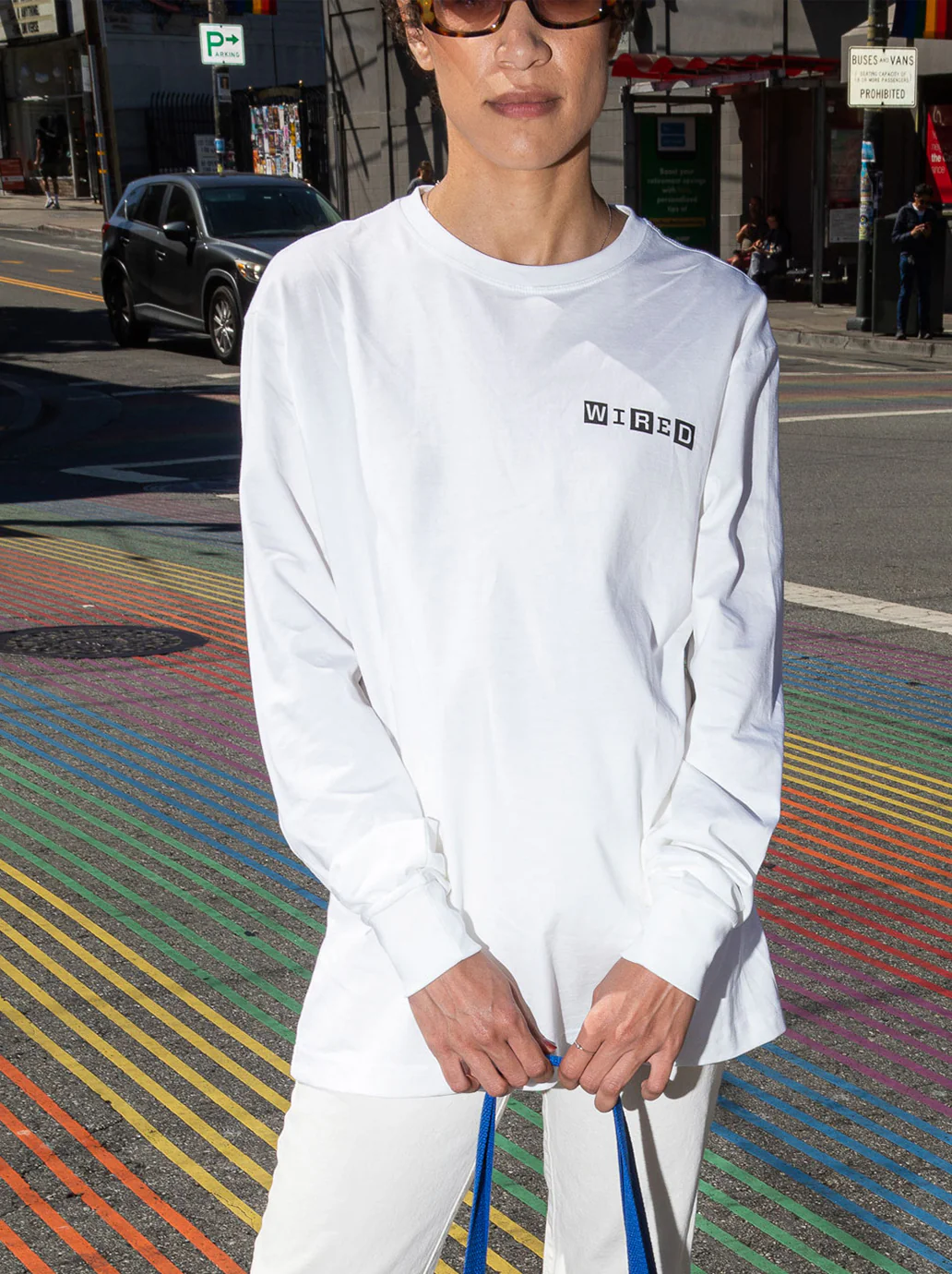 The Longread Long-Sleeve Tee in White - Image 3