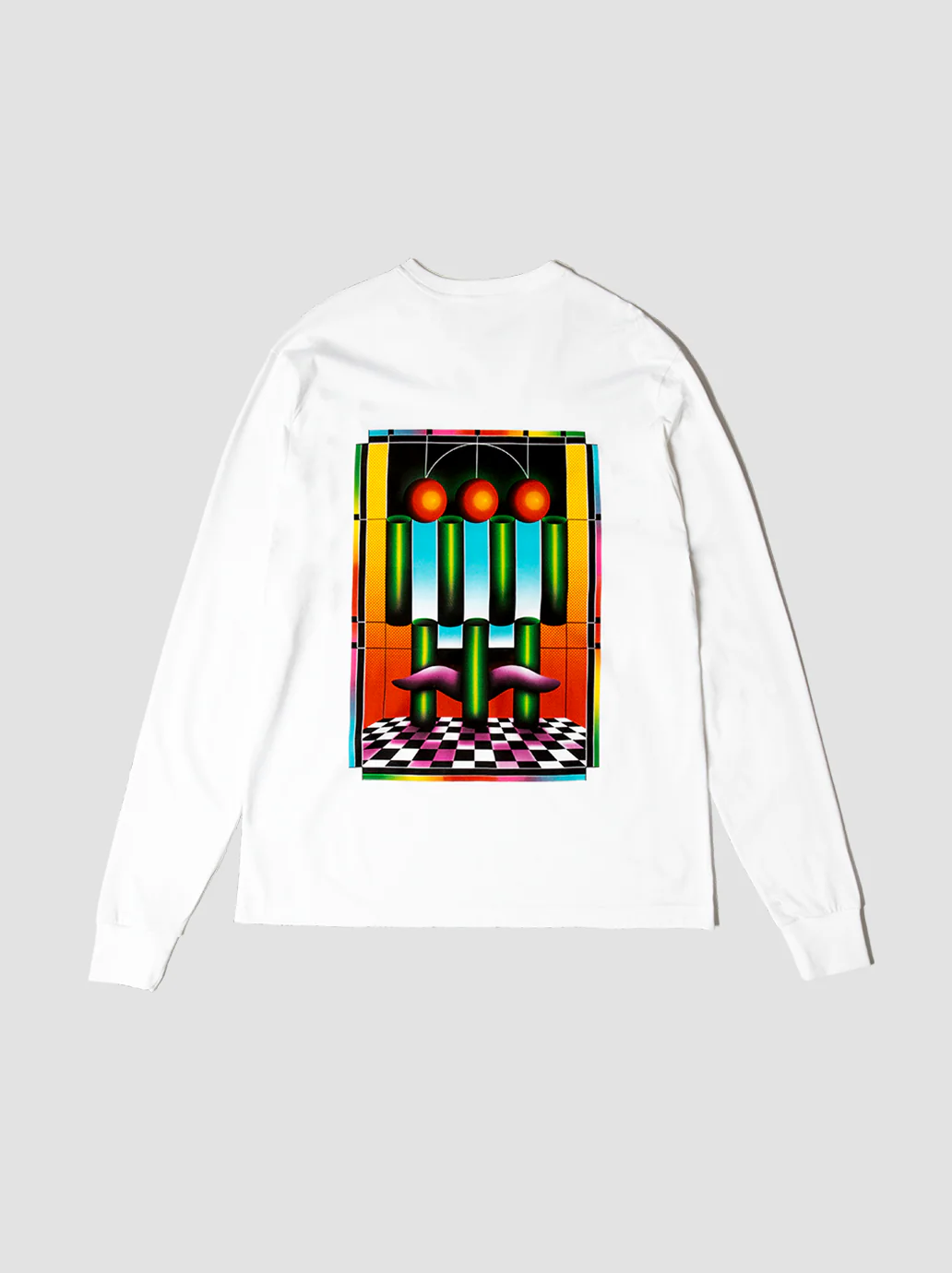 The Longread Long-Sleeve Tee in White - Image 4