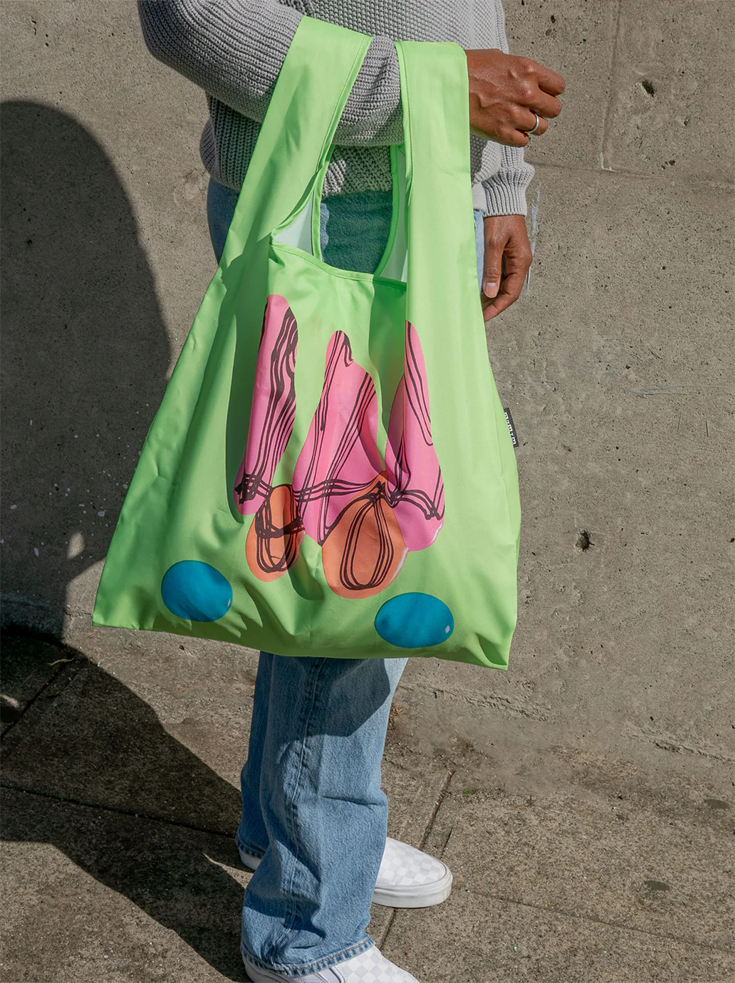 The Splash Page Logo Green Tote - Image 3