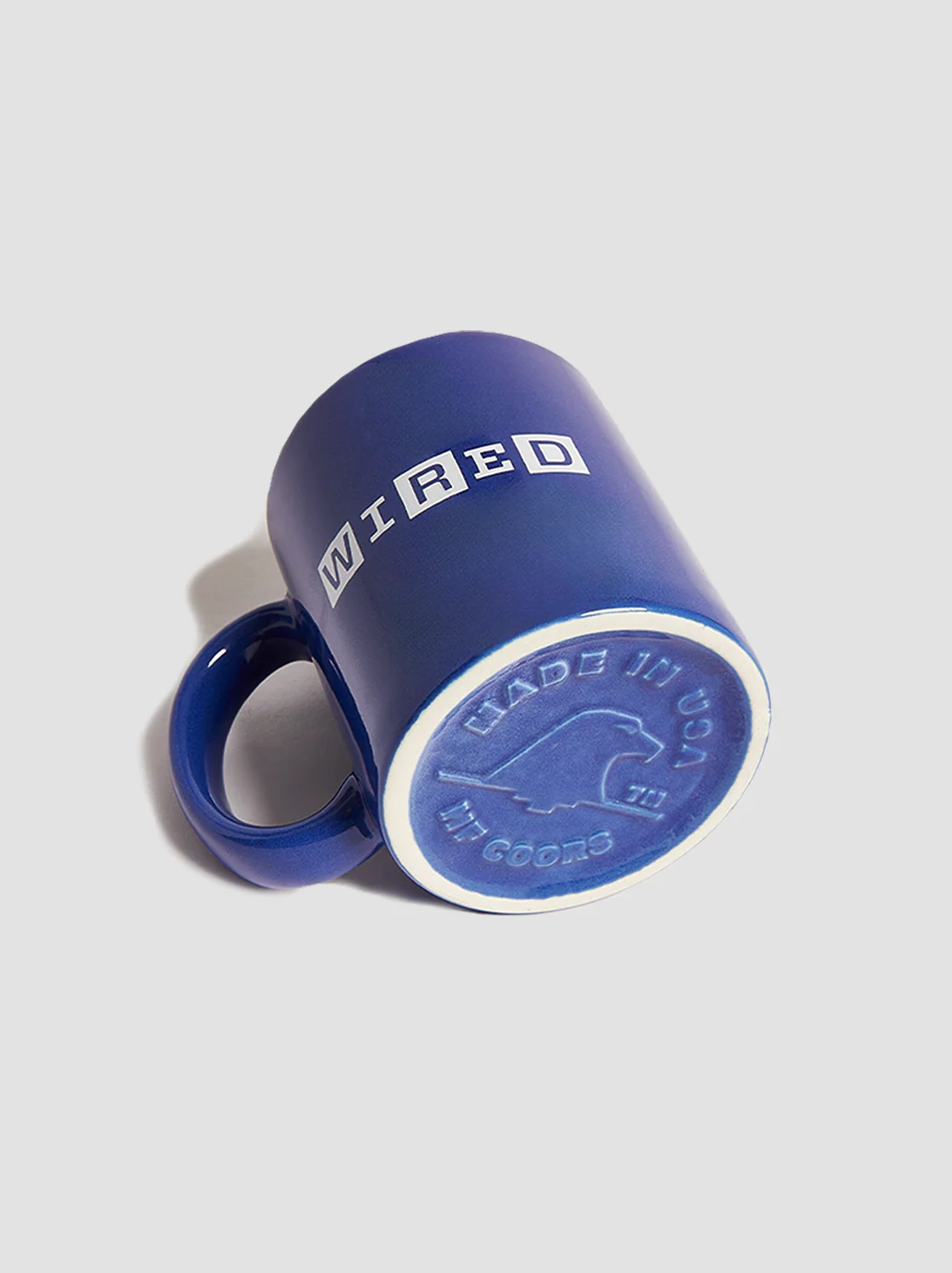 The WIRED/TIRED 11oz Coffee Mug Blue - Image 4